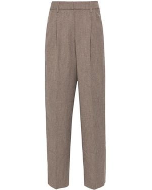 Beaufille Straight Plooibroek - Grijs