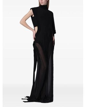 Francesco Murano Abito Con Dettaglio Cut-Out - Nero