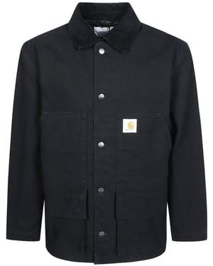 Carhartt Lander Corduroy-Collar Jacket - Blue