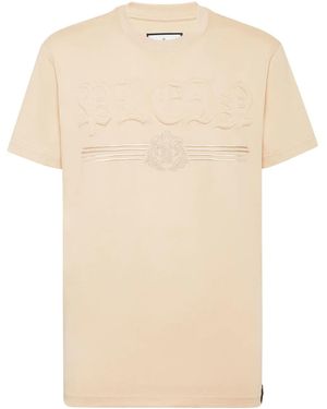 Philipp Plein ロゴ Tシャツ - ナチュラル
