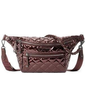 MZ Wallace Kleine Crosby Gürteltasche Mit Steppung - Braun
