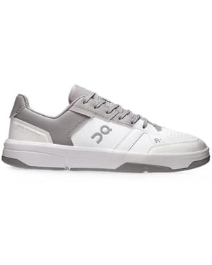 On Shoes The Roger Clubhouse Lace-Up Trainers - White