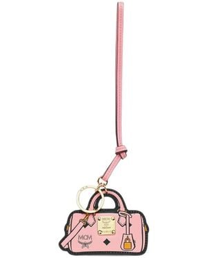 MCM Portachiavi Ella Boston - Rosa