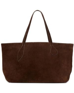 Liffner Sprout Tote Bag Aus Wildleder - Braun
