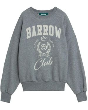 Barrow Open-Back Sweatshirt - Grey