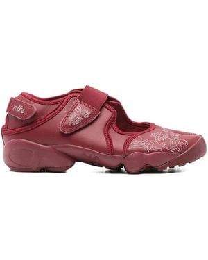 Nike Floral-embroidered Sneakers - レッド