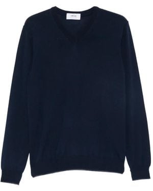 VELA SHOP V-Neck Jumper - Blue