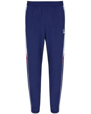 Fila Geweven Trainingsbroek Met Logopatch - Blauw