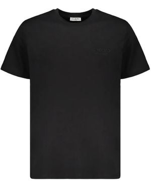 Iceberg Logo-Embroidered Cotton T-Shirt - Black