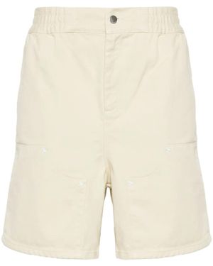 3.PARADIS Stud-Embellished Cotton Bermuda Shorts - Natural