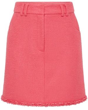 Rebecca Vallance Tweed Mini-Rok - Roze