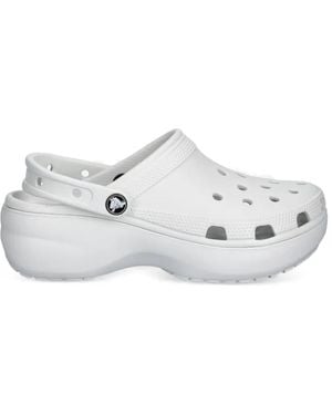 Crocs™ Zuecos Con Plataforma - Blanco