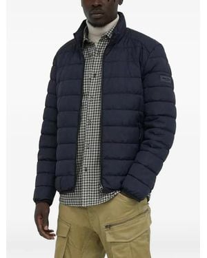 Marc O' Polo Quilted Zip Jacket - Blue