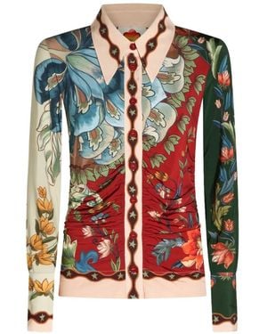 FARM Rio Lunar Boho Buttoned Collared Shirt