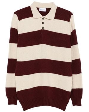 Scaglione Striped Wool Jumper - Natural
