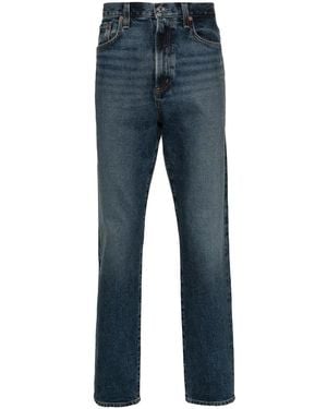Agolde Five-Pocket Tapered Jeans - Blue
