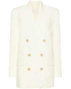 Zimmermann Double-Breasted Blazer - Natural