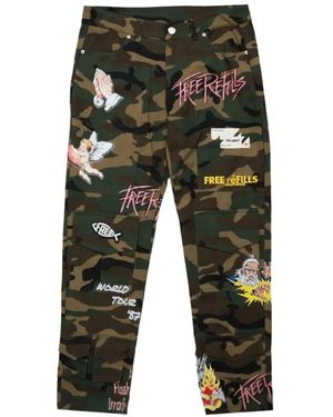 Free Refills Floyd Camouflage-Print Cargo Trousers - Green
