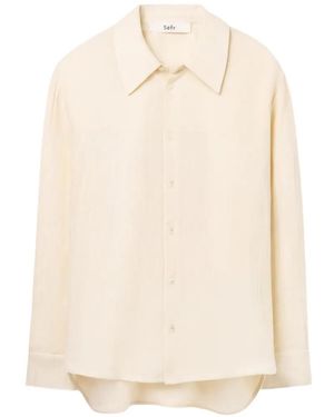 Séfr Wes Long-Sleeve Shirt - White
