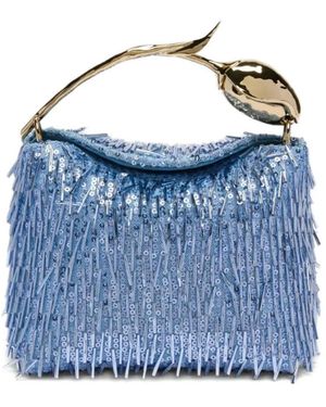 Erdem Bolso Bloom Mini - Azul