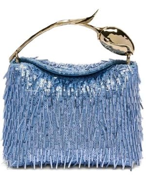 Erdem Bloom Mini-Tasche - Blau
