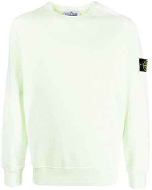 Stone Island ロゴ スウェットシャツ - ホワイト