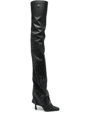 The Attico Robin Otk 95Mm Boots - Black