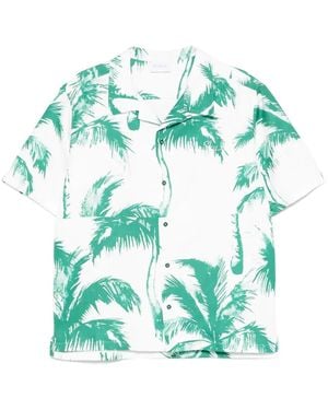 BLUE SKY INN Camicia Palm - Blu