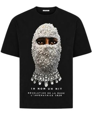 ih nom uh nit New Mask Future Graphic-Print T-Shirt - Black