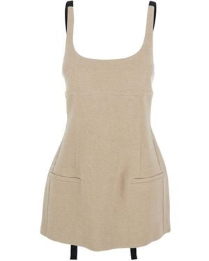 Tela Pocket Straps Dress - Natural