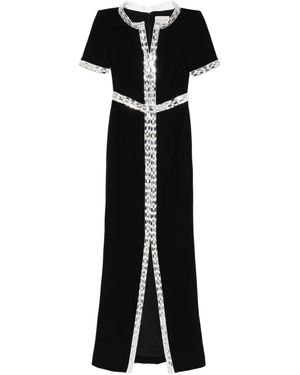 Jean Louis Sabaji Crêpe Maxi Dress - Black