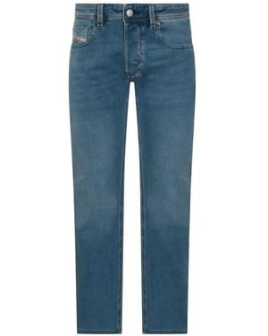 DIESEL Logo-Patch Jeans - Blue