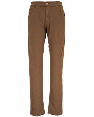 PT Torino Straight-Leg Five-Pocket Pants - Natural
