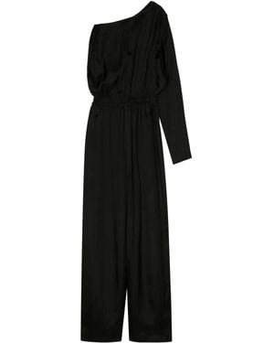 Rick Owens Atena Bodybag Satijnen Jumpsuit - Zwart