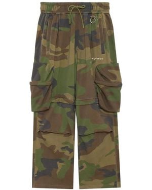 MLVINCE Jogginghose Mit Camouflage-Print - Grün