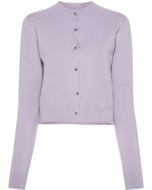 Lanvin ロングスリーブ カーディガン - パープル