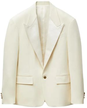 Versace Blazer Aus Stretchwolle - Weiß