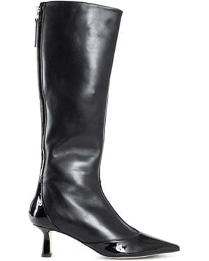 Aeyde Alexis Pointed Toe Boots - Black