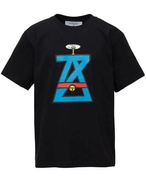 ANREALAGE Graphic-print T-shirt - Black