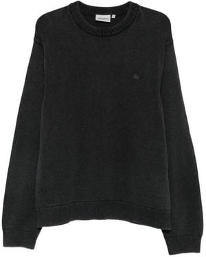Carhartt Kori Distressed-Effect Jumper - Black