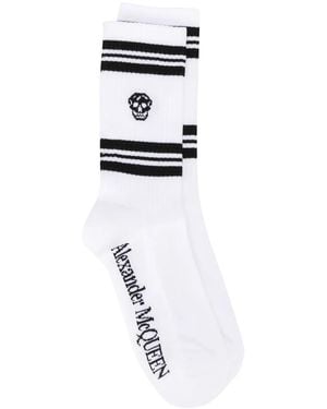 McQueen Calzini A Coste - Bianco