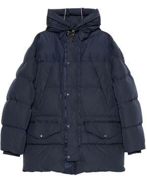 Parajumpers Quilted Hooded Jacket - Blue