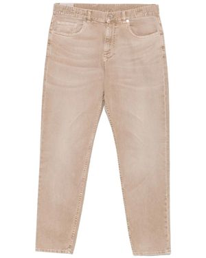 Eleventy Jeans Con Design A Cinque Tasche - Neutro