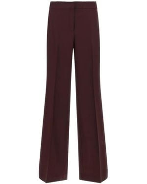 Gianluca Capannolo Laura Raw-Cut Wide-Leg Pants - Purple