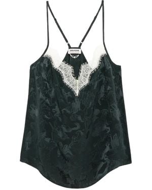 Zadig & Voltaire Cespa Jac Hemd Met Paarden - Zwart