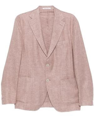 Eleventy Buttoned Blazer - Pink