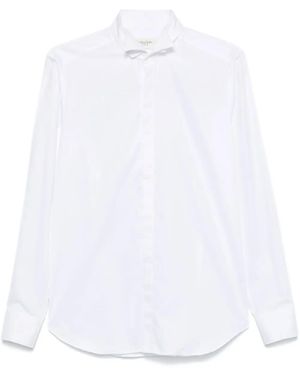 Tintoria Mattei 954 Wingtip Collar Poplin Shirt - White