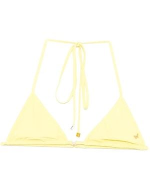 Kiki de Montparnasse Coeur Bikini Top - Yellow