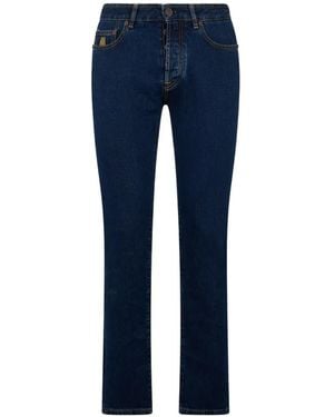 Moorer Five-Pockets Jeans - Blue
