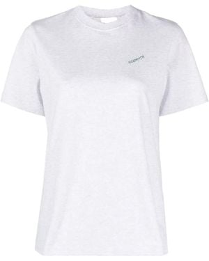 Coperni Logo-Embellished T-Shirt - White